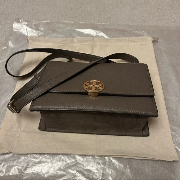 Tory Burch Miller Shoulder / Crossbody Bag in Portobello